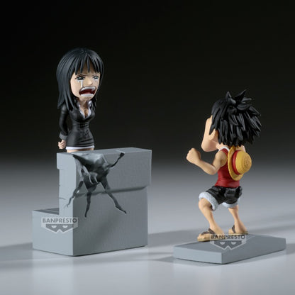 One Piece - WCF LOG STORIES - Figurine Monkey D Luffy & Nico Robin