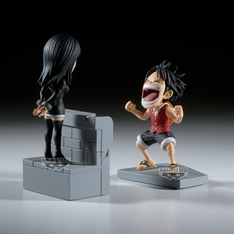 One Piece - WCF LOG STORIES - Figurine Monkey D Luffy & Nico Robin