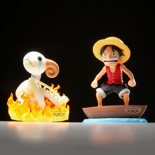 One Piece - Figurine Luffy & Going Merry WCF Log Stories