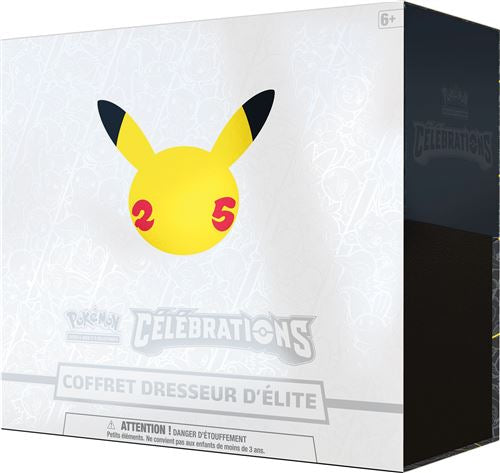 Coffret Dresseur d’Elite ETB Célébrations 25 ans Carte Pokémon Français scellé