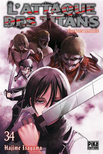 L'attaque des Titans / Attack On Titan Tome 34 Edition Limitée