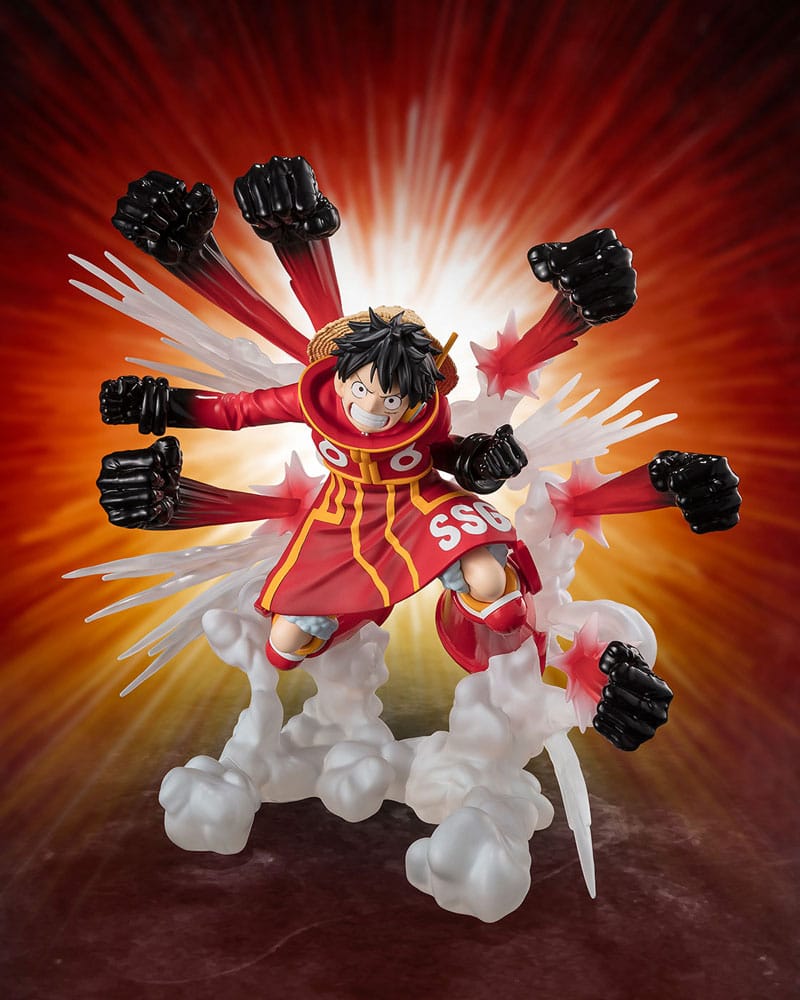 One Piece statuette PVC Figuarts ZERO Extra Battle Monkey D. Luffy -Gum Gum Hawk Gatling